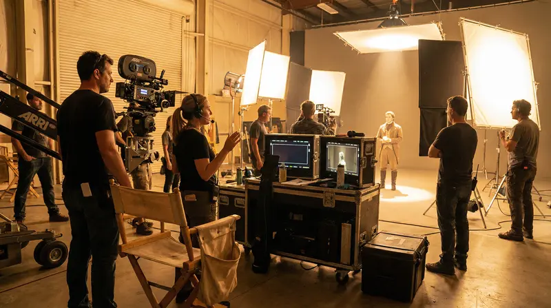 茄子视频国际化专业拍摄团队合作现场